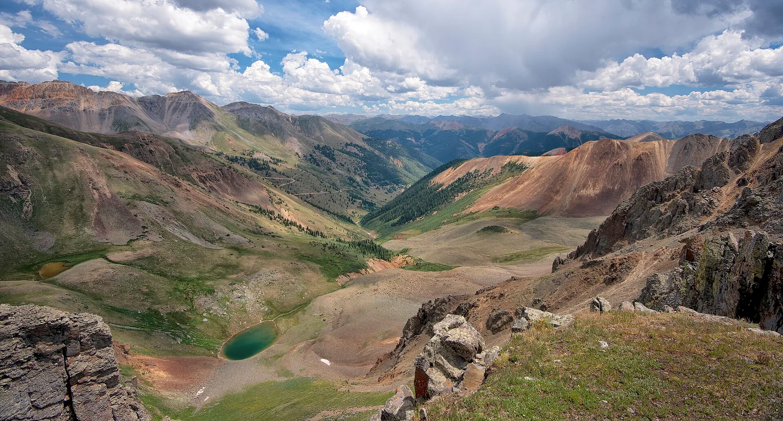 The San Juan Mountains near Silverton — the heart of the Colorado loop