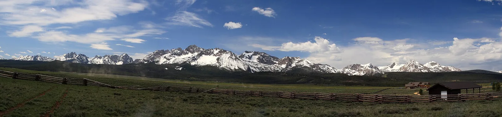 The Sawtooth Mountains near Stanley — the heart of the Idaho loop