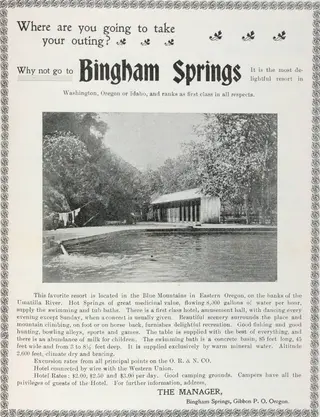 Bar M Ranch (Bingham Springs), Oregon